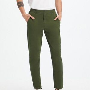 FABLETICS Olive Green The Only‎ Pant Business Casual Lightweight Bottoms Size S